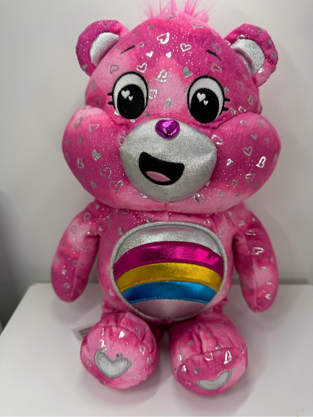 2024 Care Bears Collector’s Edition Rainbow Cheer Bear Limited Edition Glows